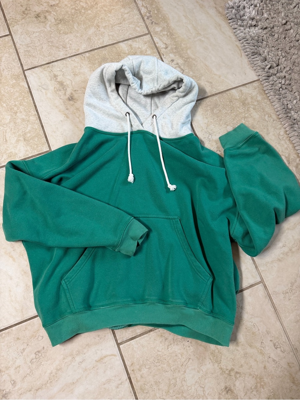 Free People final call color block hoodie